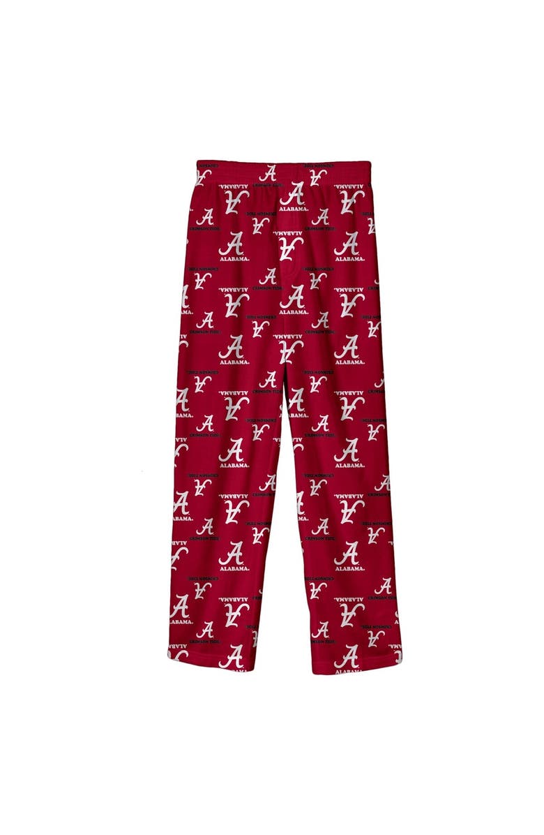 Outerstuff Youth Outerstuff Crimson Alabama Crimson Tide All-Over Team Logo Pants, Main, color, Crimson