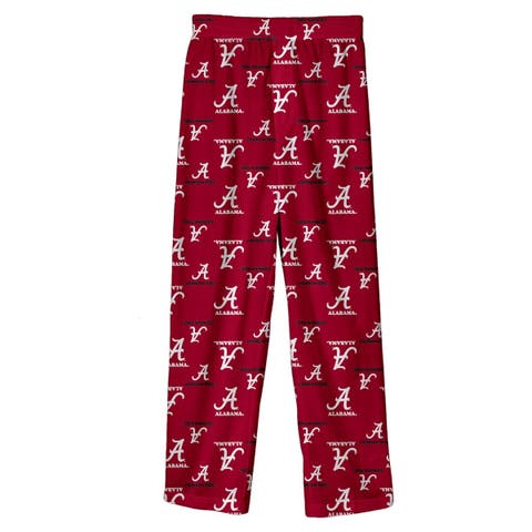 Youth Outerstuff Crimson Alabama Crimson Tide All-Over Team Logo Pants