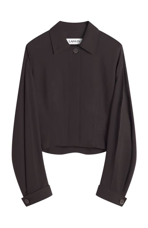 Tailored Wool And Viscose Jacket