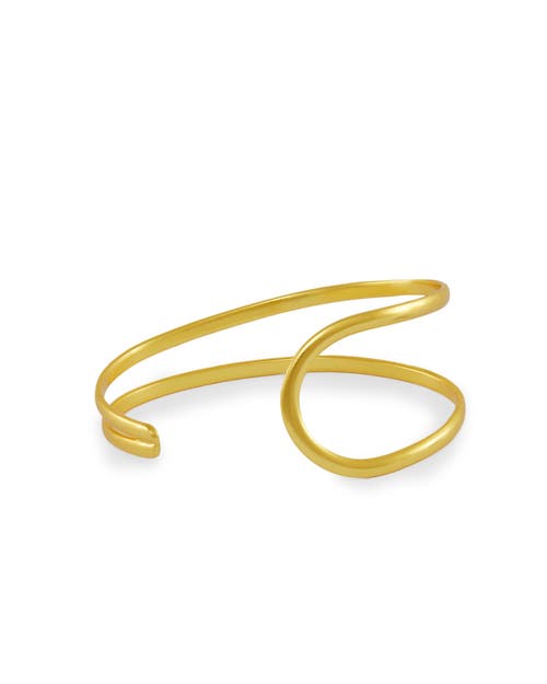 Ottoman Hands Nefeli Flow Cuff Bracelet In Gold