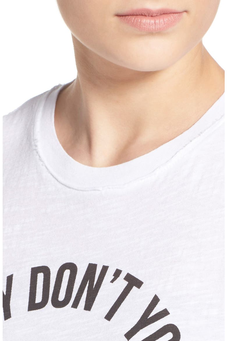 Project Social T 'Blog About It' Graphic Tank, Alternate, color, WHITE