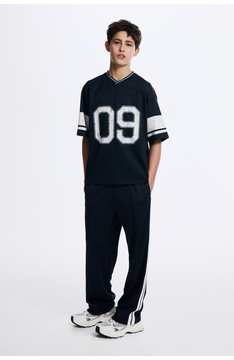 H&M Loose Fit Track Pants With Drymove, Alternate, color, Dark Blue
