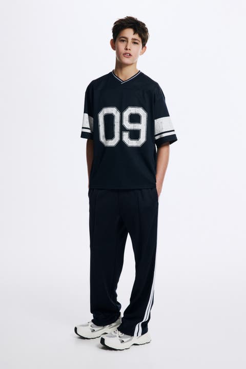 Loose Fit Track Pants With Drymove