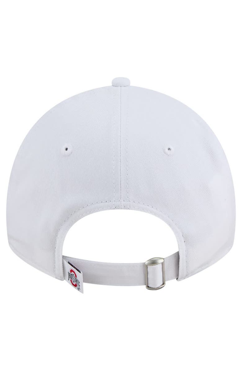 New Era Men's New Era White Ohio State Buckeyes Fan 9TWENTY Adjustable Hat, Alternate, color, White