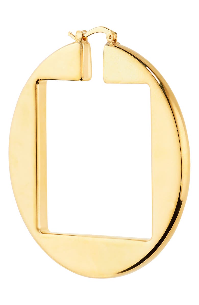 Jacquemus Les Creoles Rond Carré Misamatched Earrings, Alternate, color,