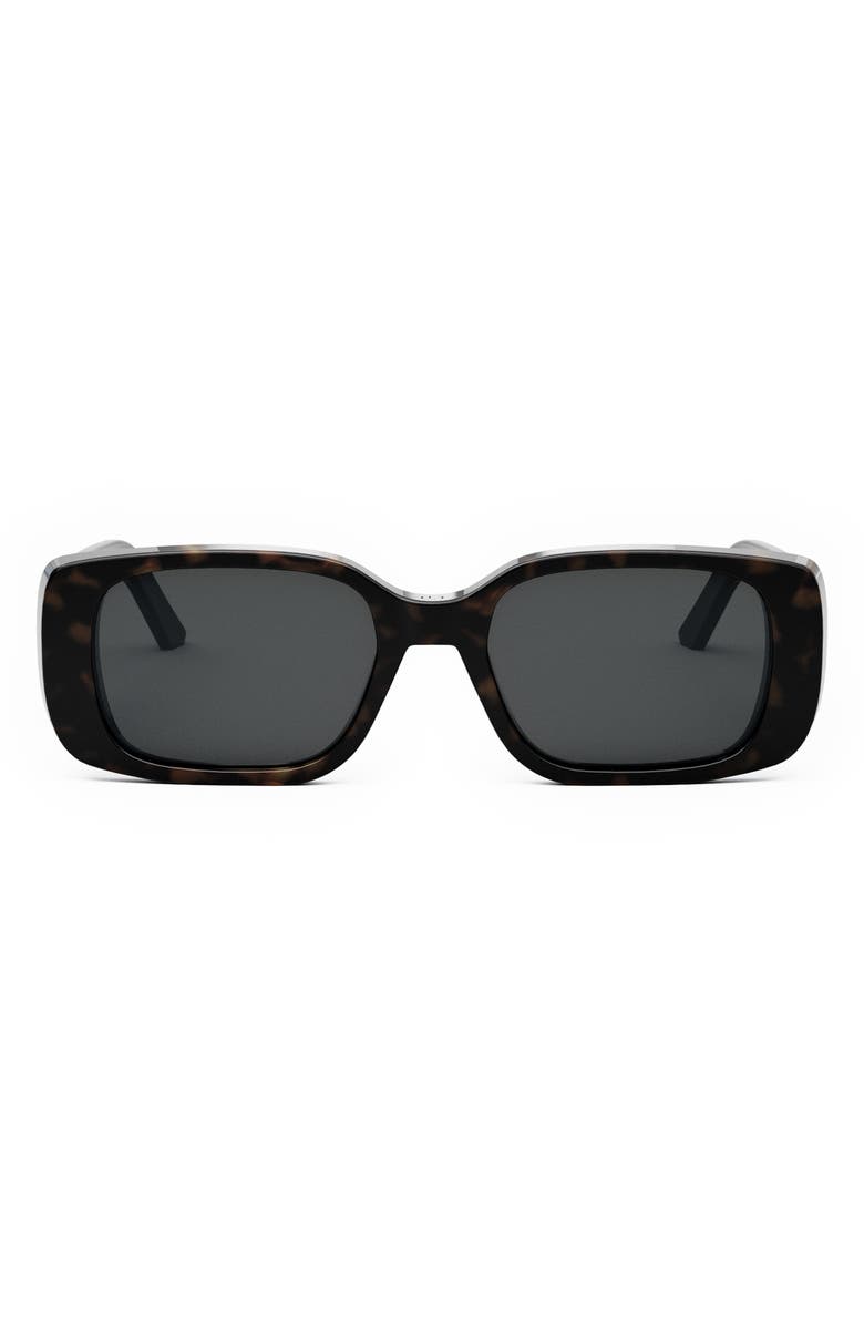 DIOR Wildior S2U 53mm Polarized Geometric Sunglasses, Main, color, 