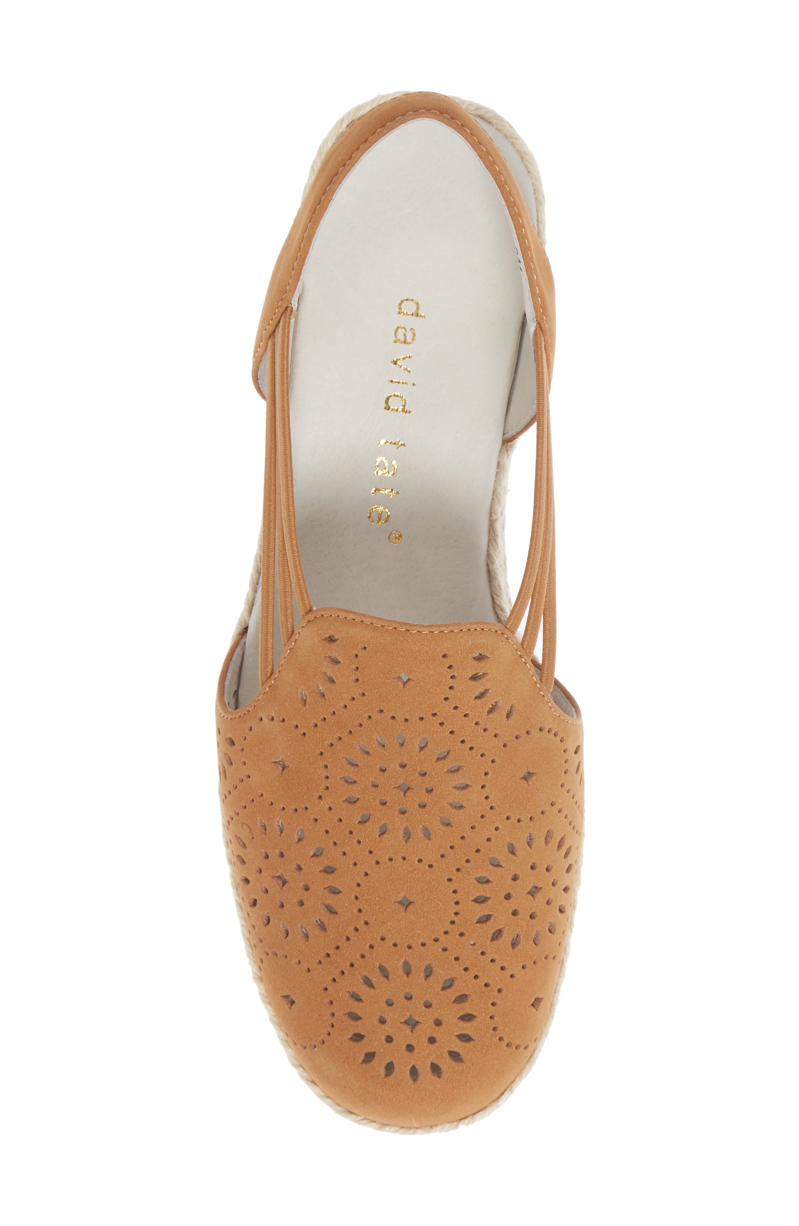 Zena Espadrille Wedge, Alternate, color, TAN NUBUCK LEATHER