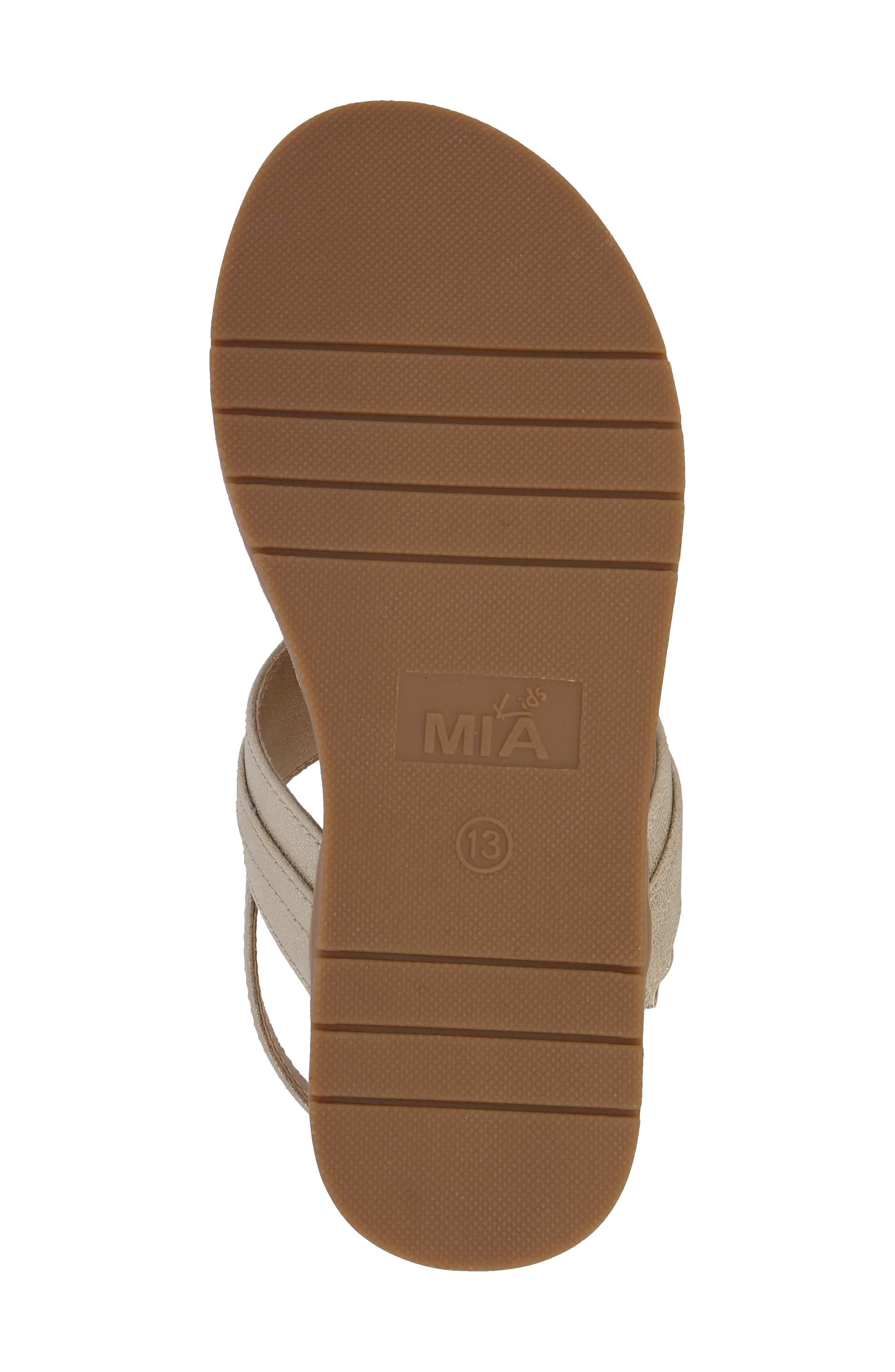 MIA Kids' Little Yenny Slingback Sandal, Alternate, color, Soft Gold