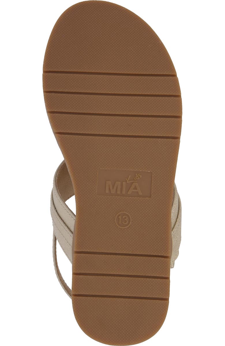 MIA Kids' Little Yenny Slingback Sandal, Alternate, color, Soft Gold