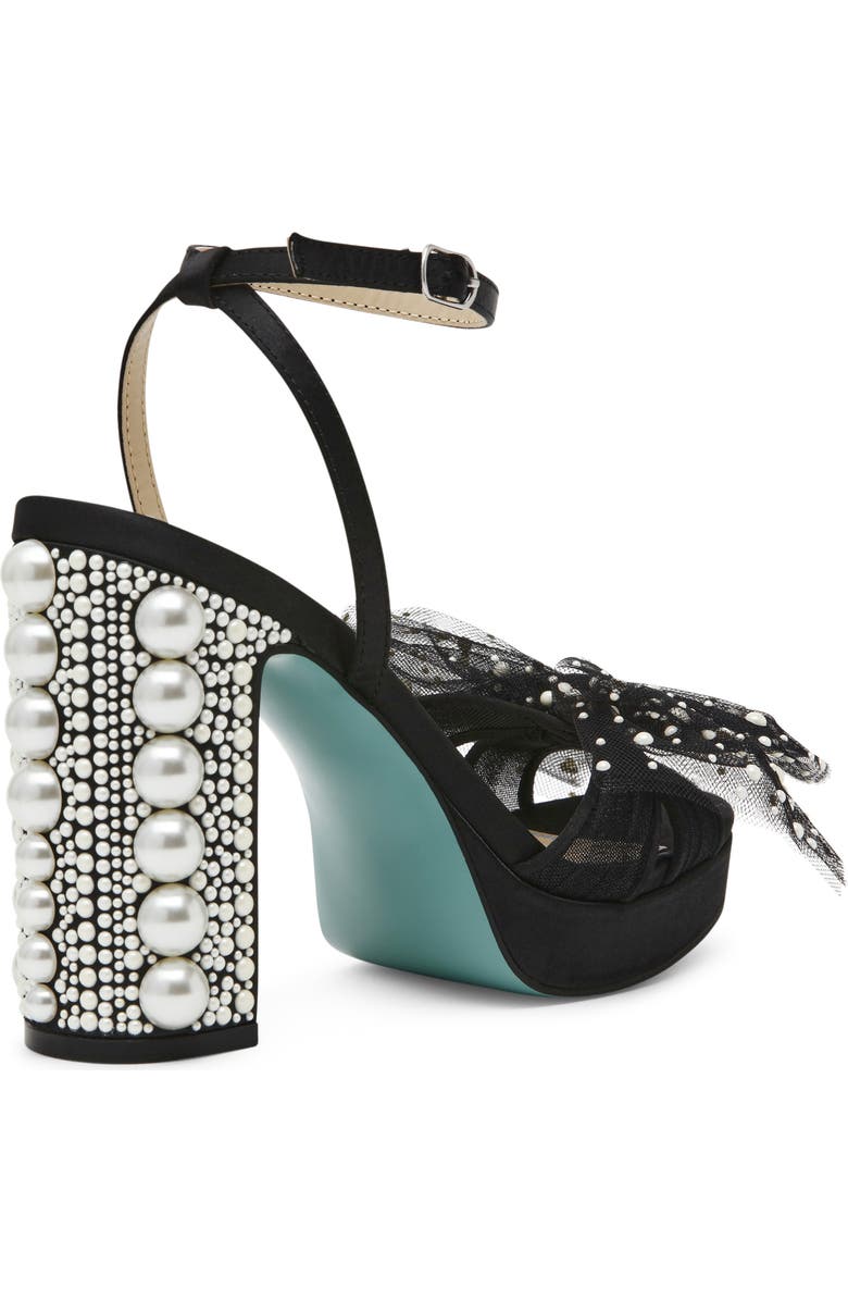 Betsey Johnson Lulu Ankle Strap Platform Sandal, Alternate, color,