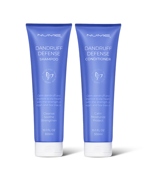 Nume Vegan Dandruff Shampoo & Conditioner Duo In Blue