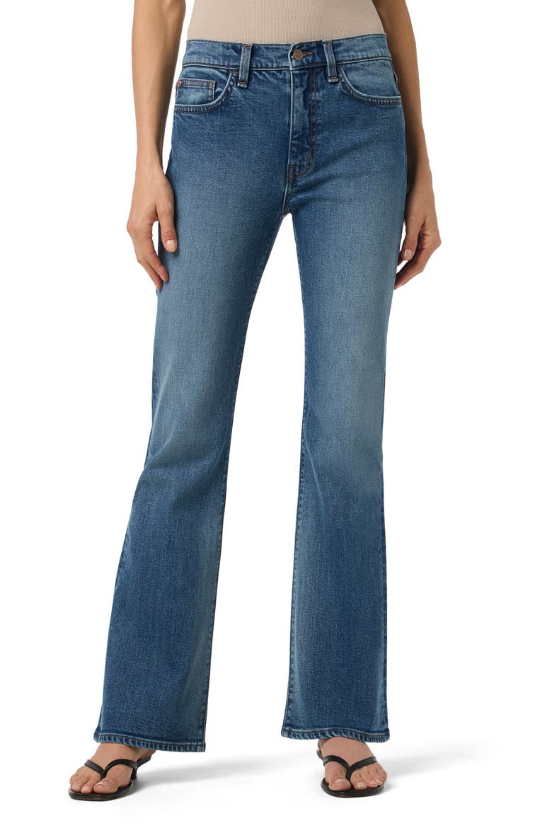 Blair High Waist Bootcut Jeans, Main, color, BAROSA