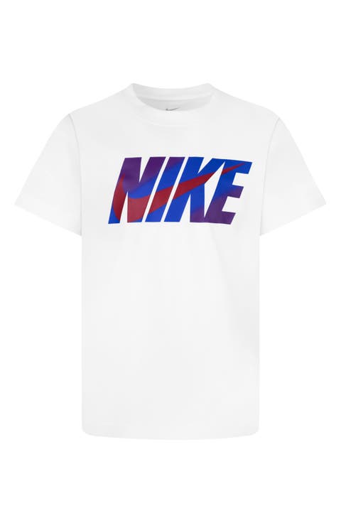 Kids' Swoosh Block Graphic T-Shirt (Little Kid)
