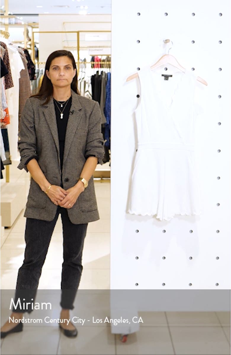 Lula Scallop Knit Romper, sales video thumbnail