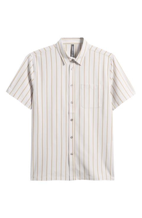 Short Sleeve Bridge Button-Up Shirt