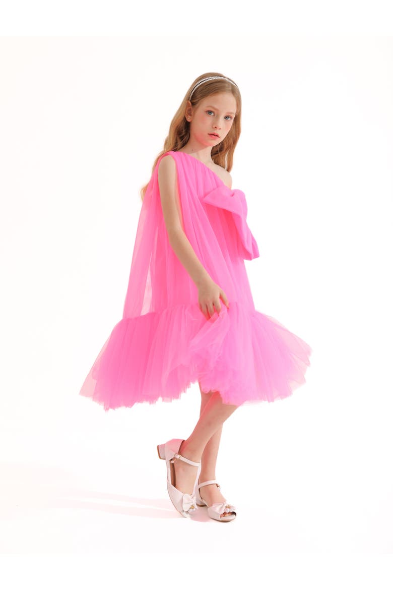 Maggi Dress, Alternate, color, Neon Pink