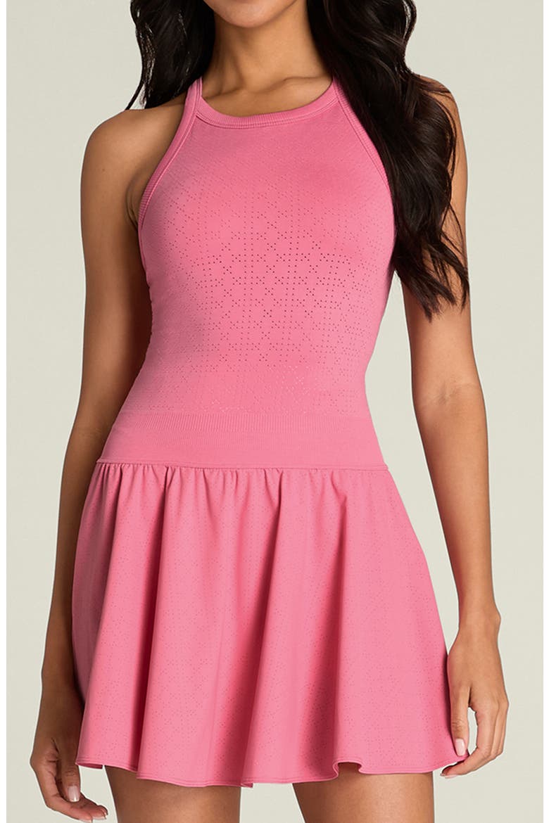 On the Daily Perforated Minidress, Alternate, color, CHATEAU PINK