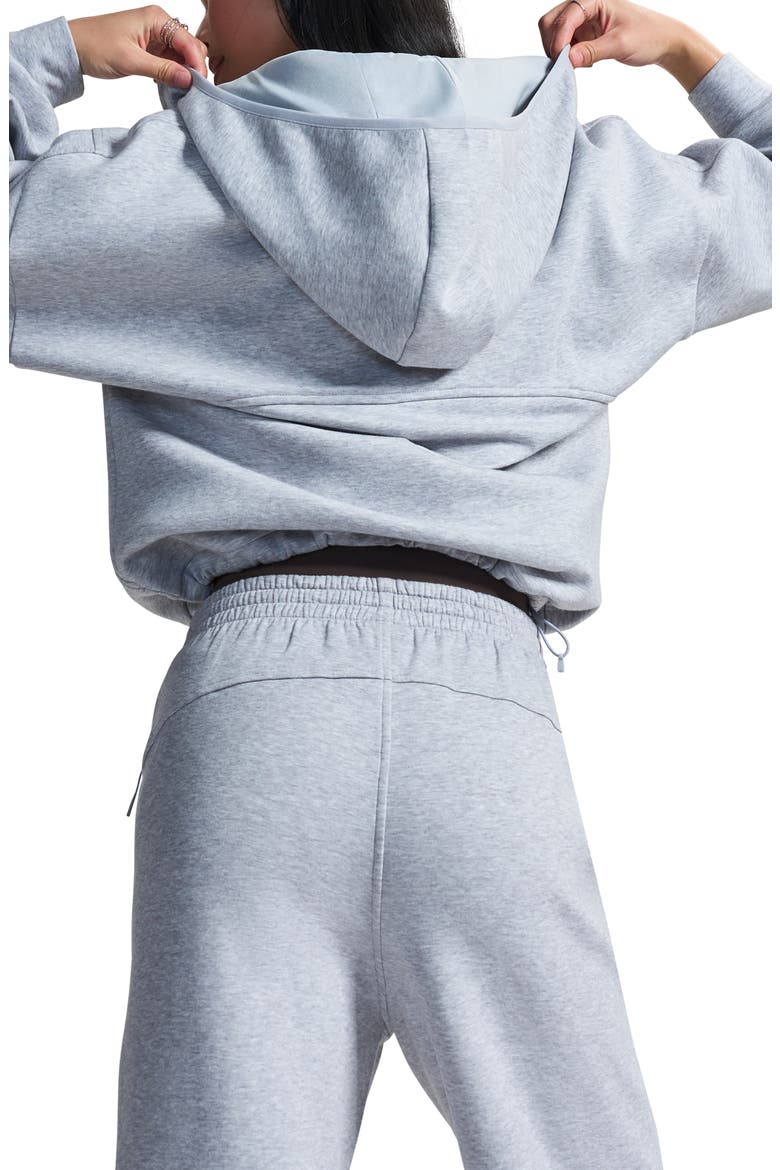Unstoppable Fleece Full Zip Hoodie, Alternate, color, GRAY LIGHT HEATHER