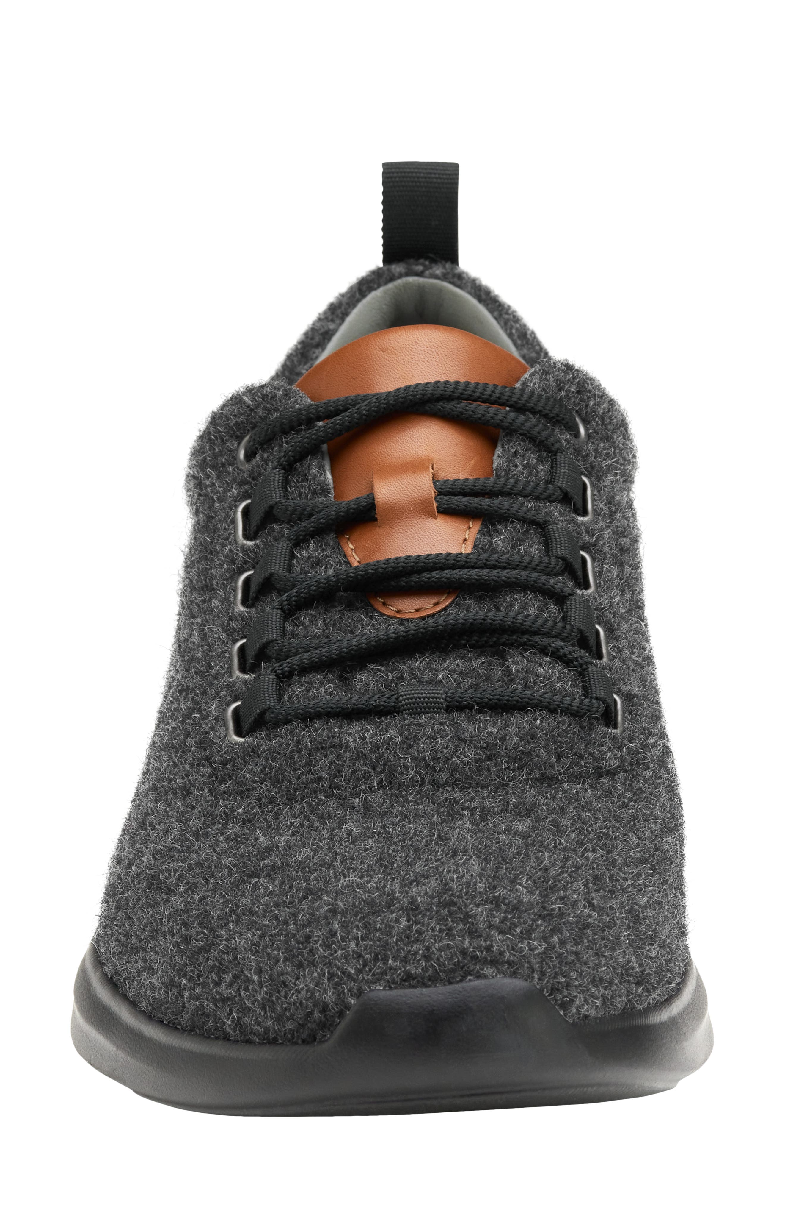 johnston & murphy amherst u-throat knit dress sneakers Wool Sneaker (Men) Lightweight and extremely flexible