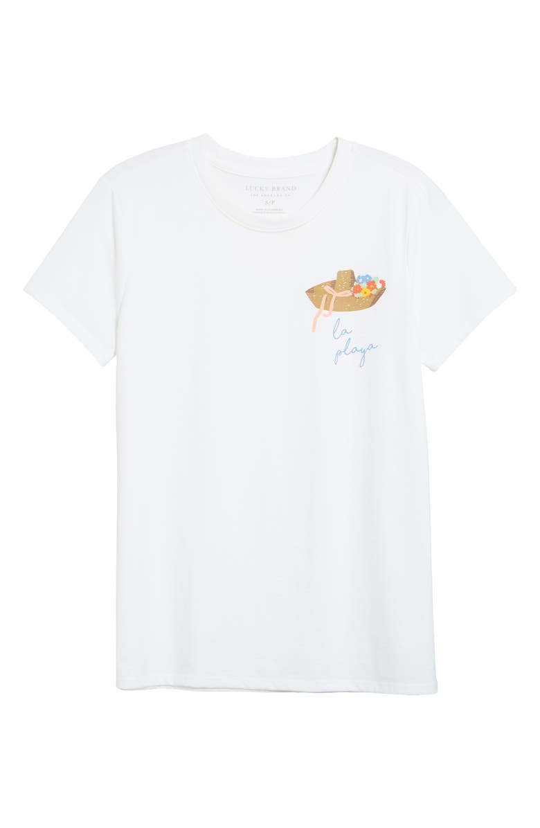 Lucky Brand La Playa Sombrero Graphic Tee, Alternate, color, 