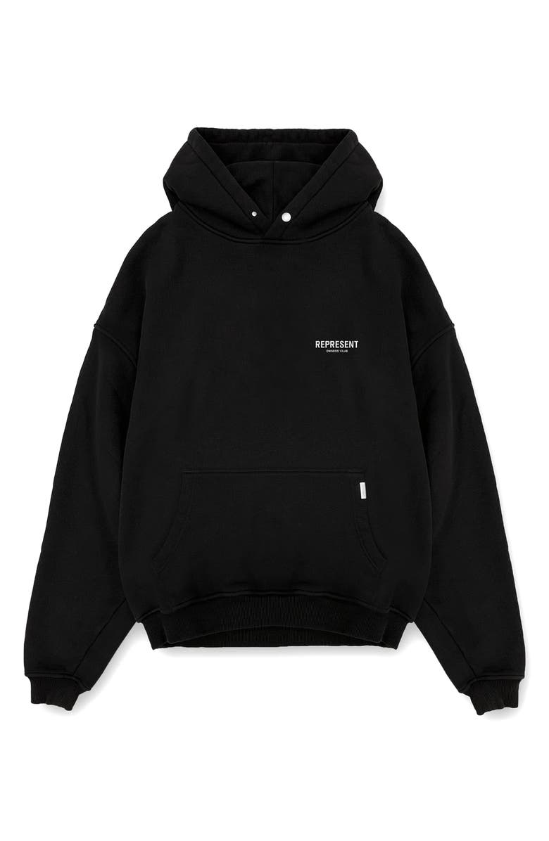 Represent Owners' Club Cotton Graphic Hoodie, Alternate, color, 