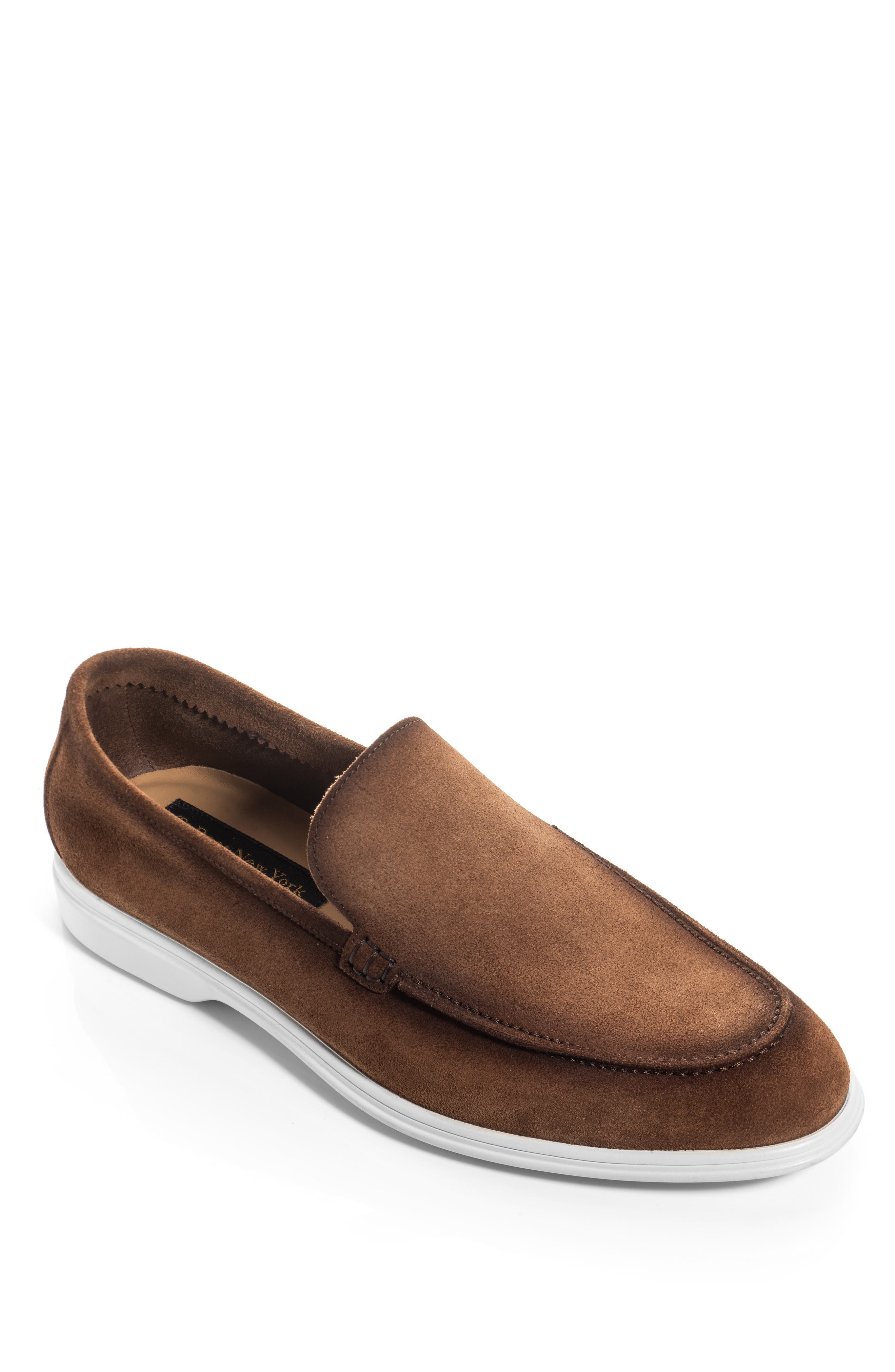 TO BOOT NEW YORK Starr Moc Toe Loafer, Main, color, Chocolate Brown