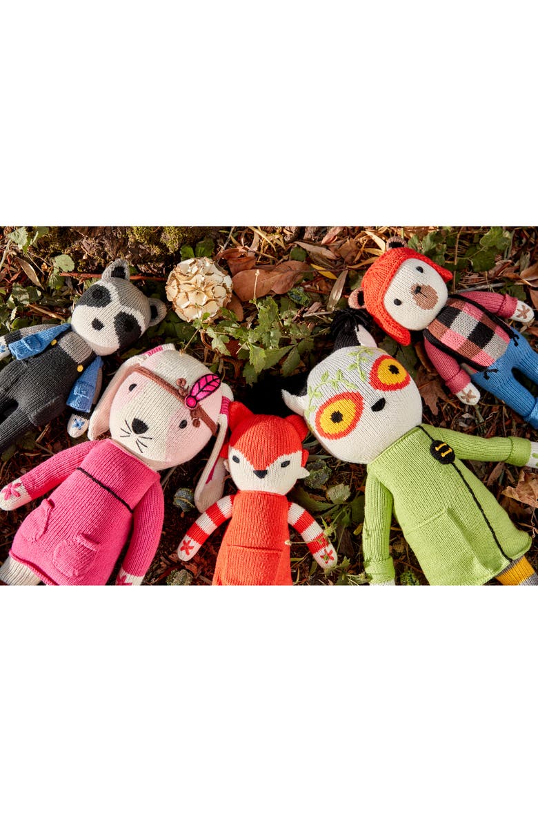 Cuddoll Bella Bunny 20" Hand-Knit Stuffed Animal, Alternate, color, 