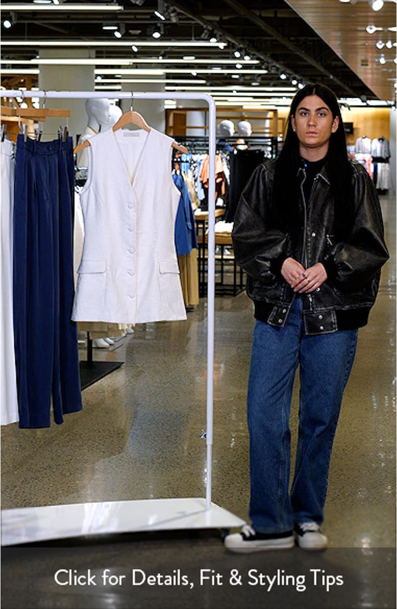 Eloise Linen Vest, sales video thumbnail