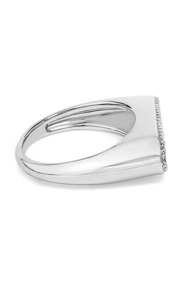 14K Yellow Gold Plated Sterling Silver Diamond Accent Infinity Ring, Alternate, color, Yellow Gold over Silver
