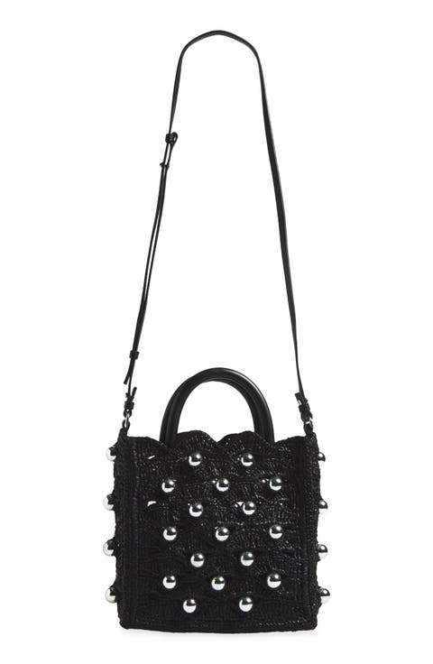 Small Raffia Tote Bag