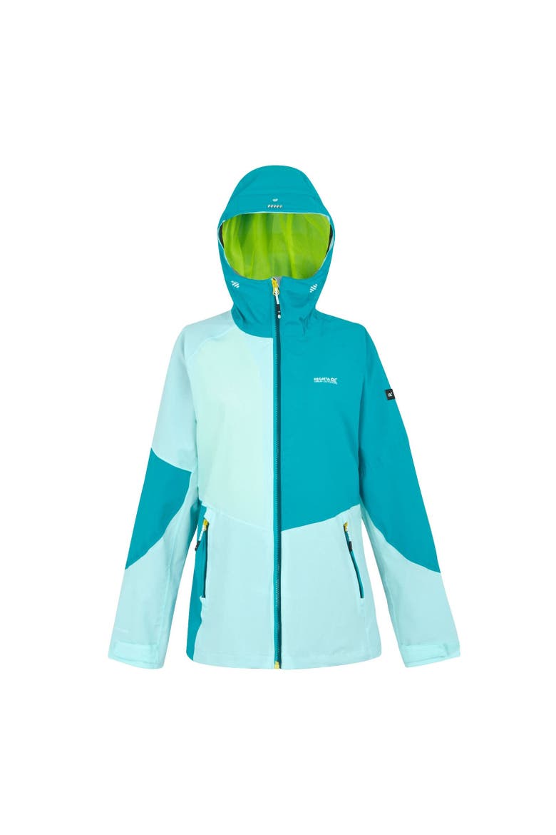Raddick Ii Waterproof Jacket, Main, color, Bleached Aqua and Tahoe Blue