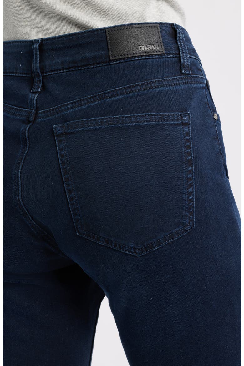 Kathleen Mid Waist Slim Boyfriend Jeans, Alternate, color, INK FEATHER LUXE