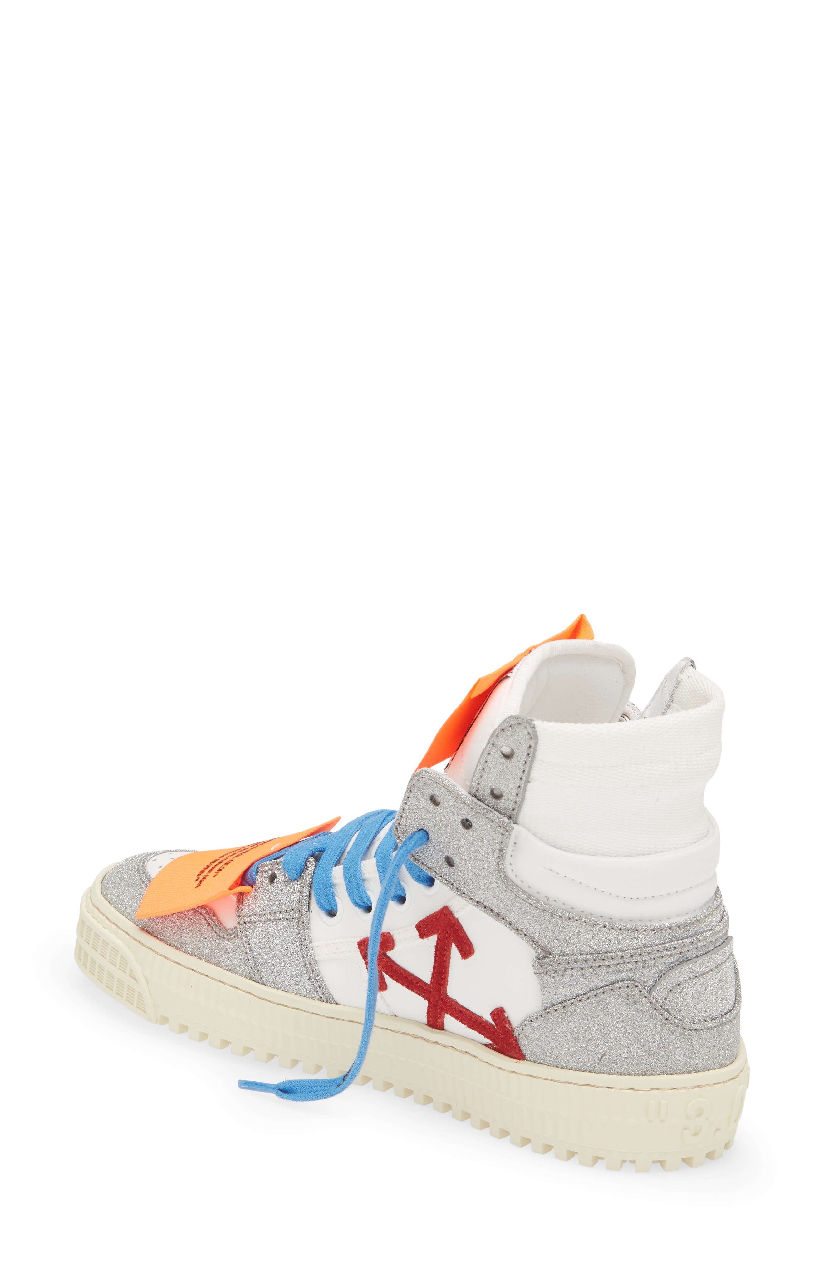 Off-White Off Court 3.0 Glitter High Top Sneaker, Alternate, color, 