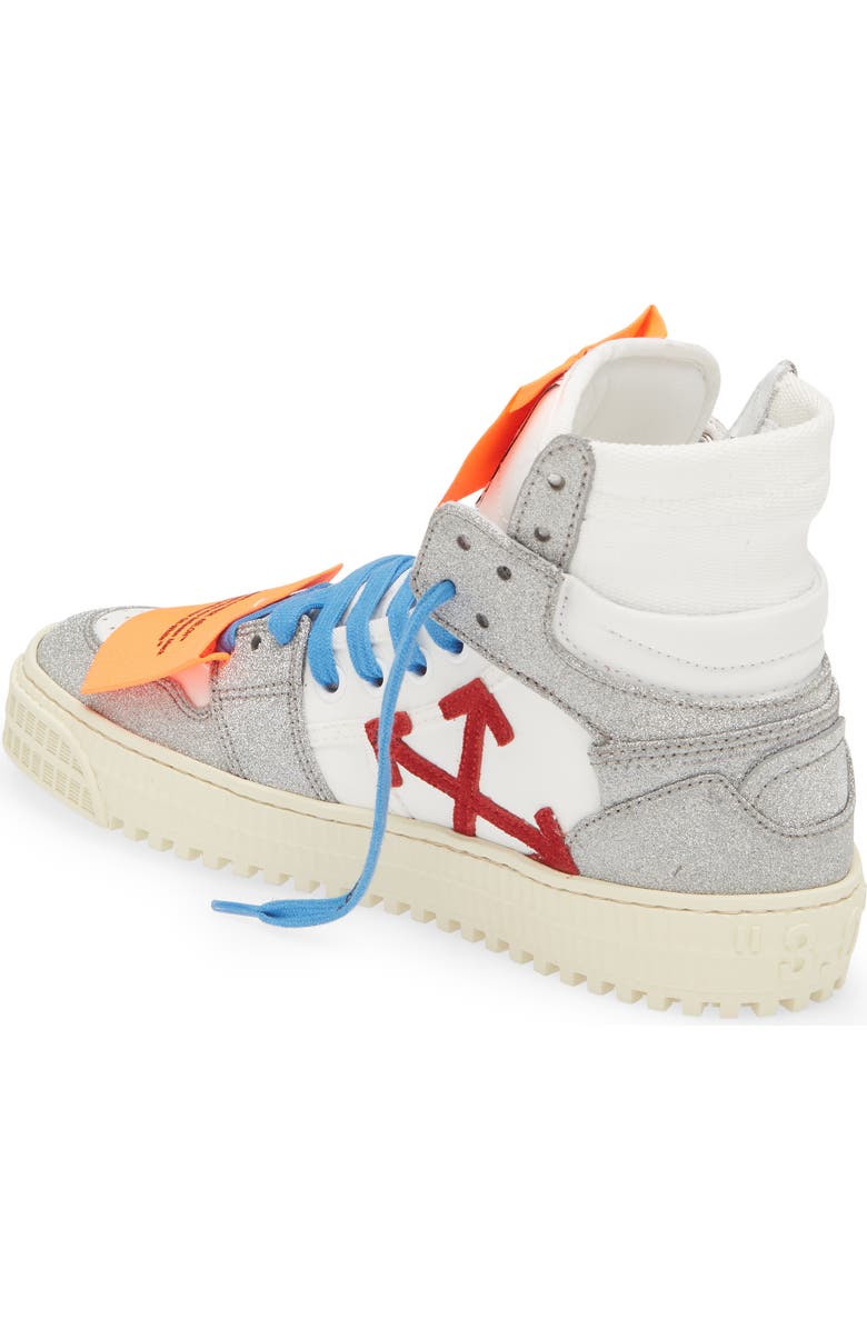 Off-White Off Court 3.0 Glitter High Top Sneaker, Alternate, color,