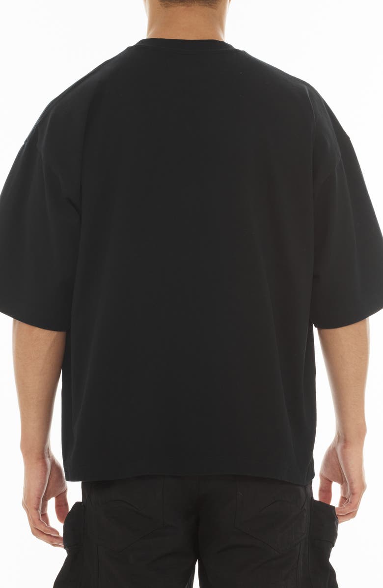 Cult of Individuality Big Apple Oversize Graphic T-Shirt, Alternate, color, Black