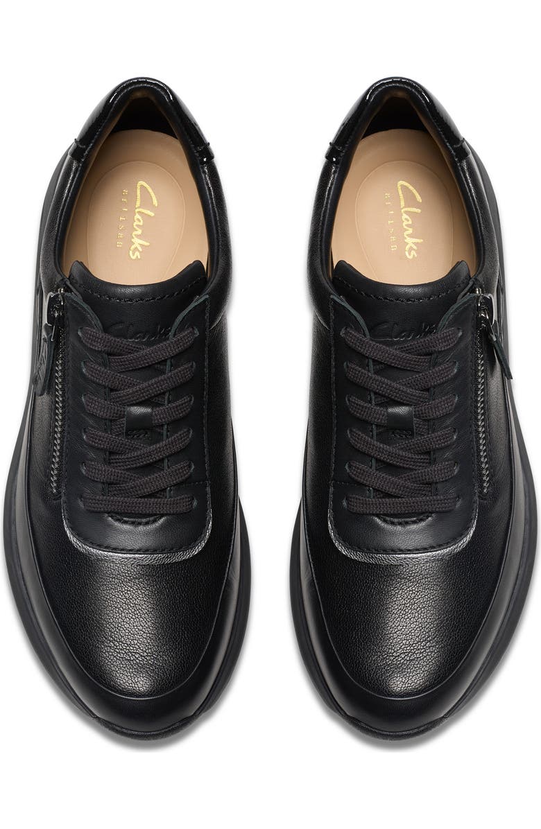 Clarks<sup>®</sup> Tivoli Zip Sneaker, Alternate, color, Black Combi