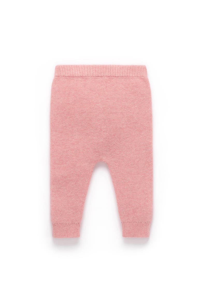Baby Girl's Knitted Legging, Main, color, Blush Melange