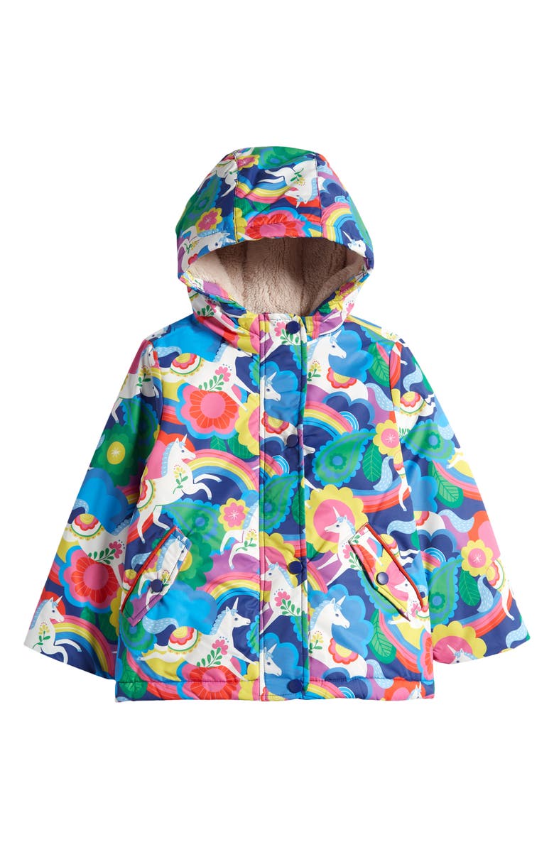 Mini Boden Kids' High Pile Fleece Lined Jacket, Main, color, 