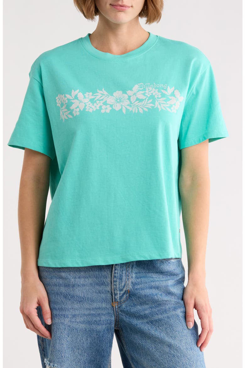 Wave Break Graphic T-Shirt, Main, color, TEAL