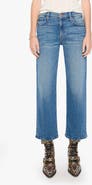 MOTHER Tunnel Vision Flood Mid Rise Wide Leg Jeans