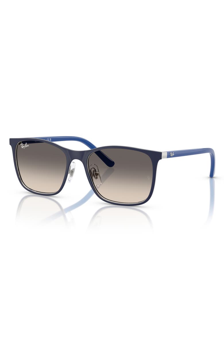 Ray-Ban 48mm Gradient Square Sunglasses, Alternate, color, Gradient Grey