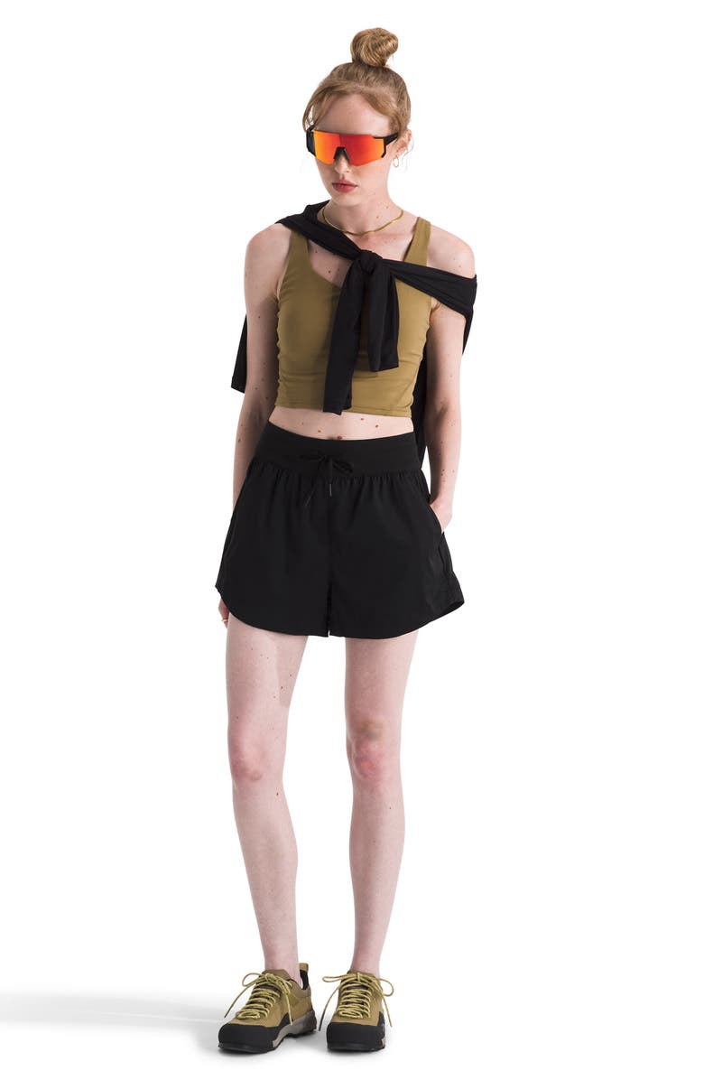 The North Face Aphrodite Arise Performance Shorts, Alternate, color, Tnf Black