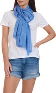 Bruno Magli Solid Fringe Scarf