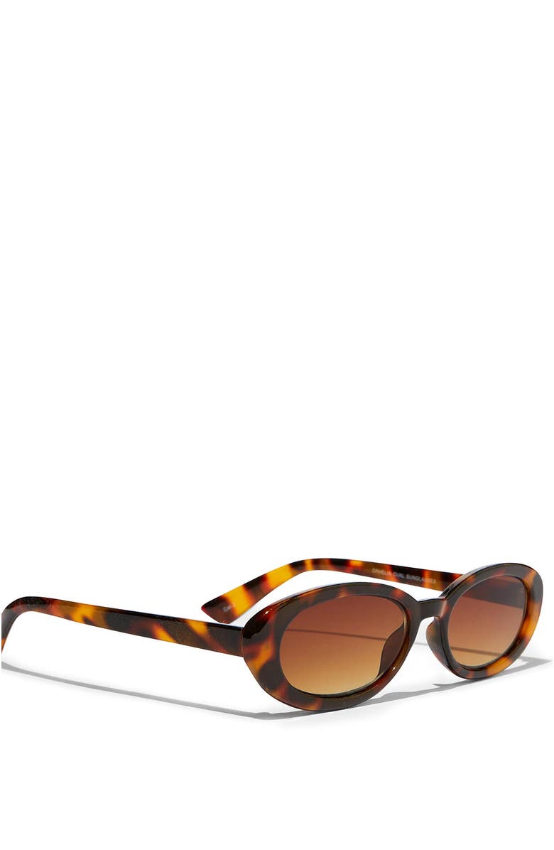 Rubi Shoes Ophelia Oval Sunglasses, Alternate, color, 