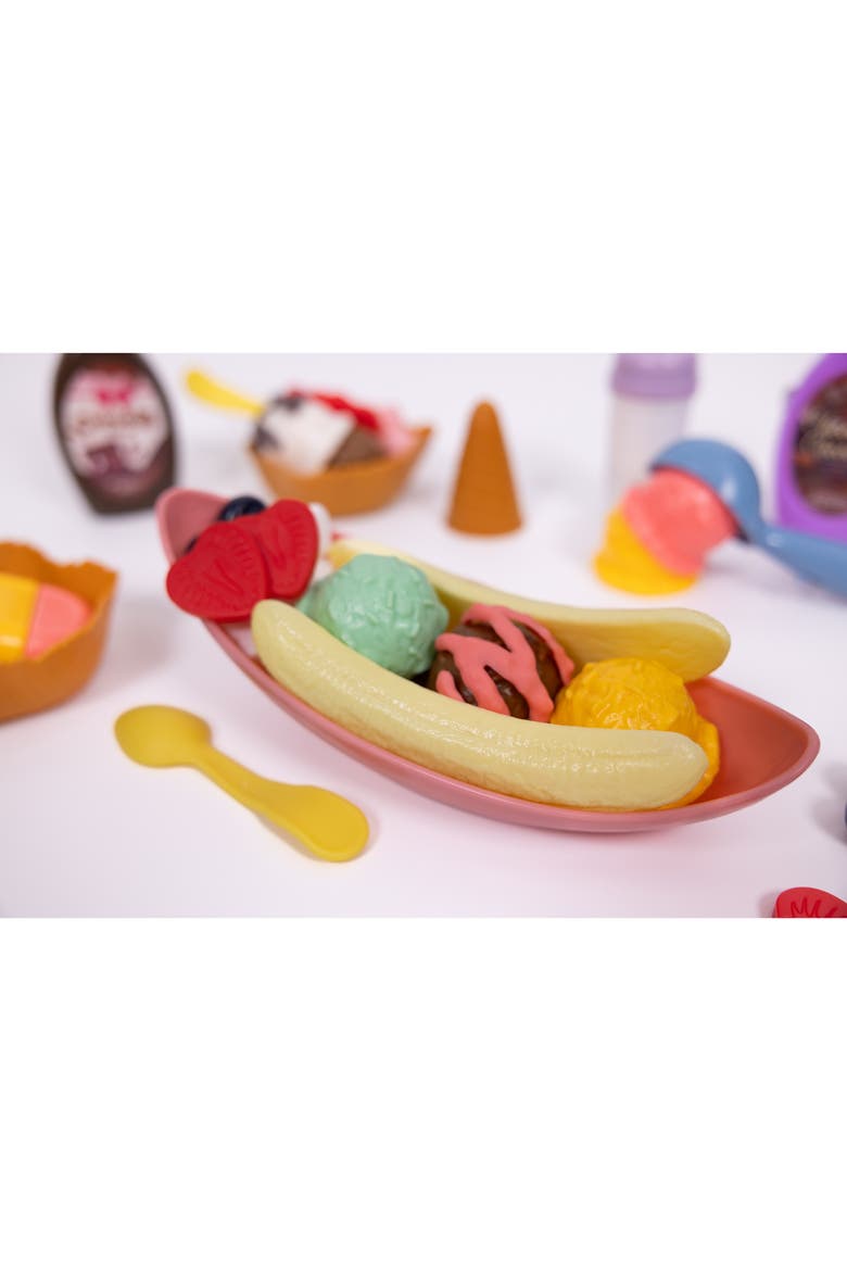 Ice Cream Waffle Set 56Pc Toy 3+, Alternate, color, Multicolored