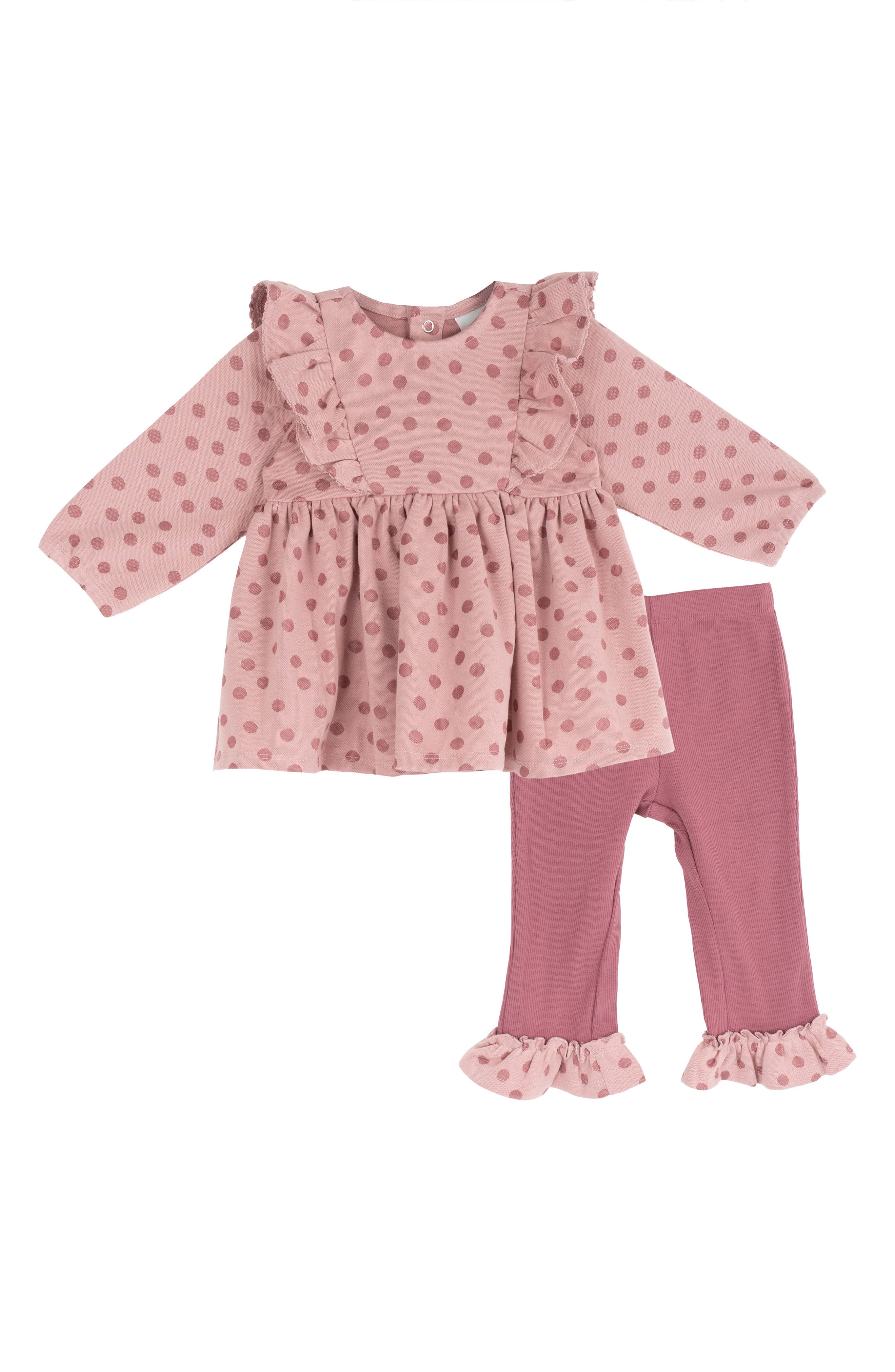 Kids' Polka Dot Top & Leggings Set