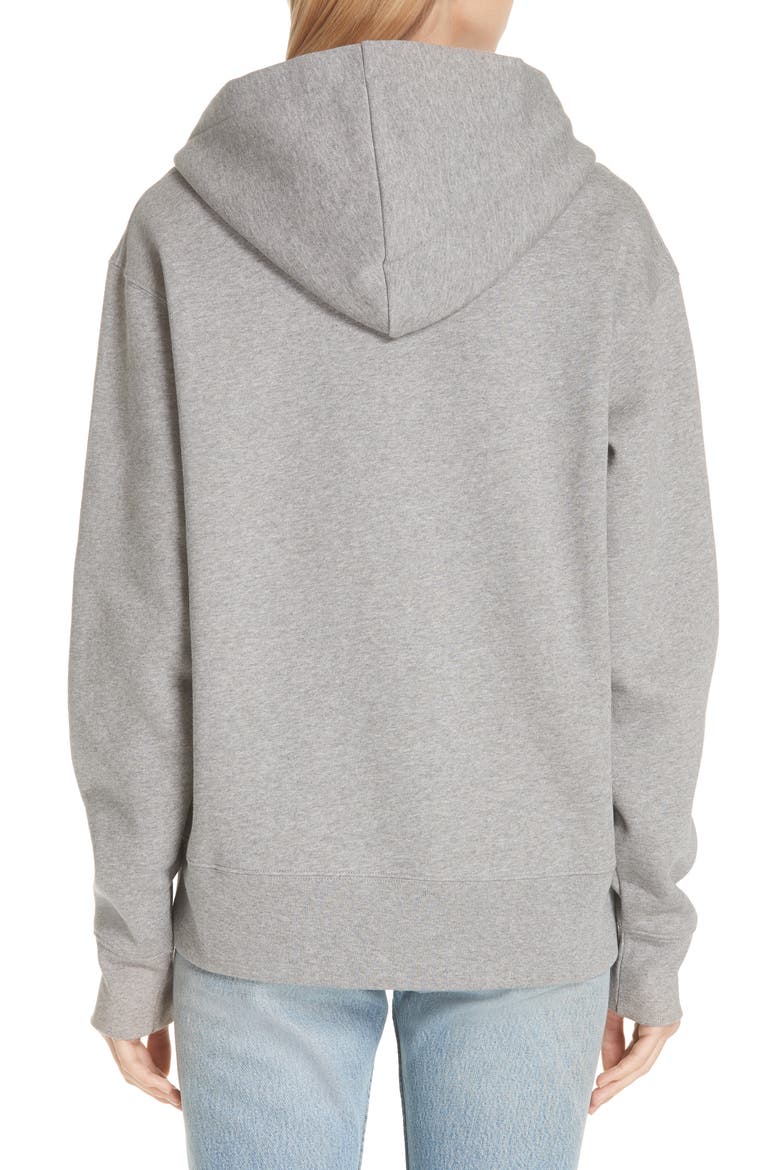 Ferris Face Unisex Hoodie, Alternate, color, LIGHT GREY MELANGE