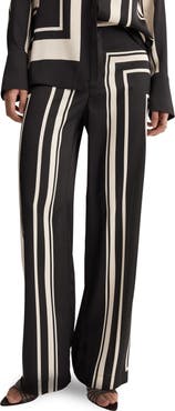 MANGO Satin Wide Leg Pants