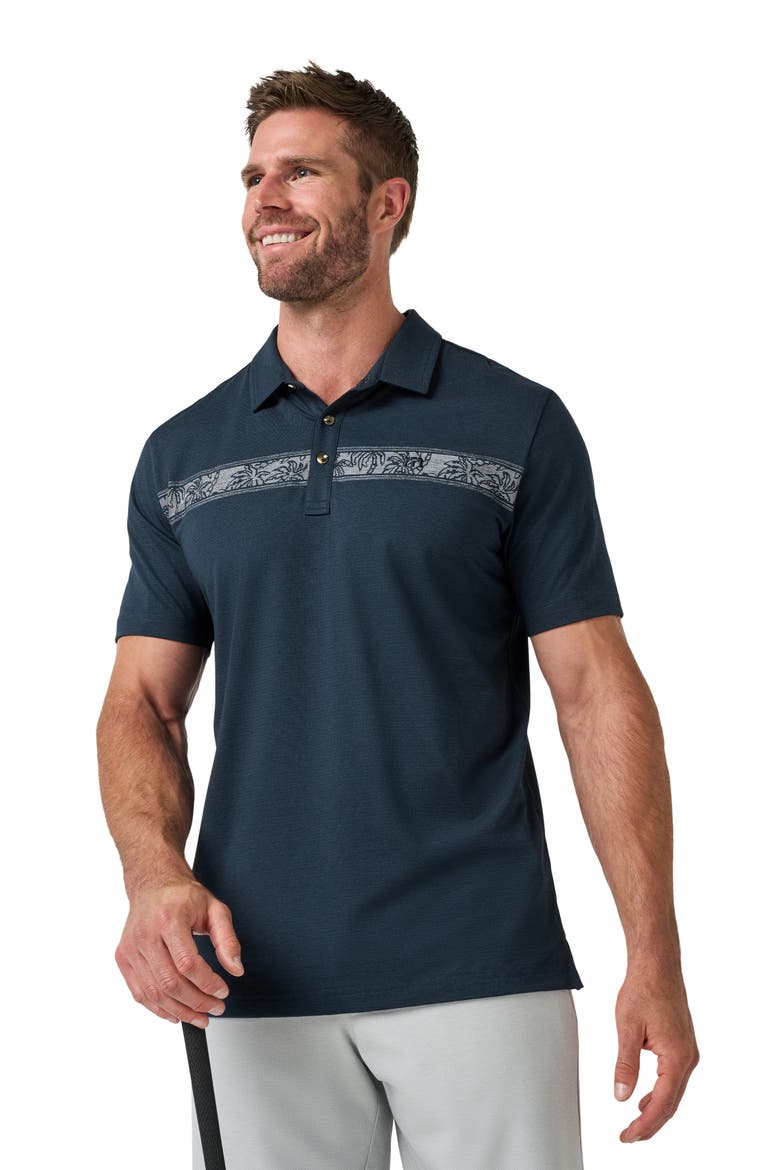 Heater Series Performance Polo, Alternate, color, TOTAL ECLIPSE/ ANTIQUE WHITE