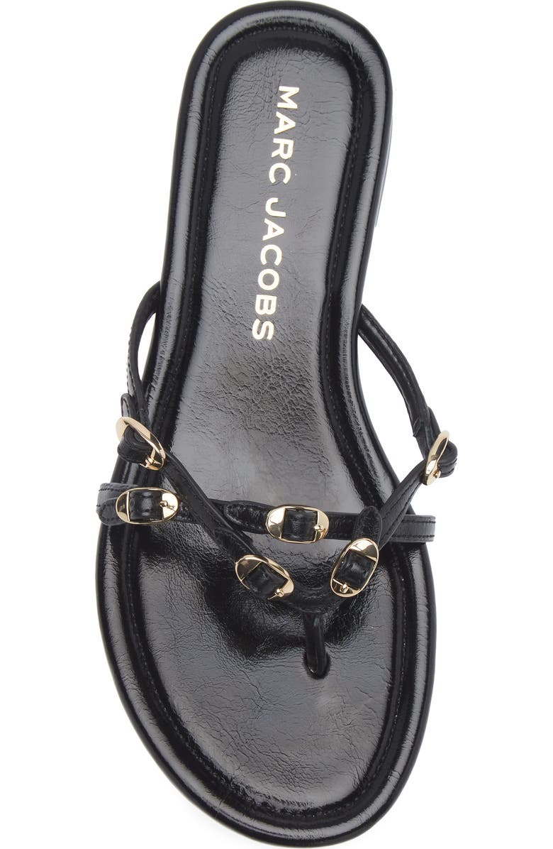 Marc Jacobs The Kiki Flip Flop, Alternate, color, Black